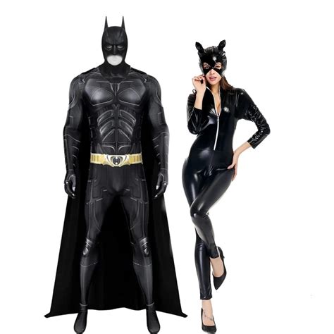 bat man and bat woman costumes|genuine catwoman costume.